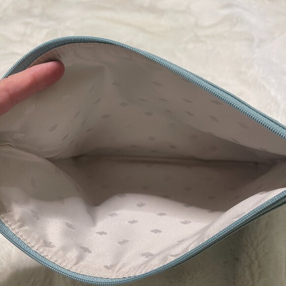 KATE SPADE NEW YORK LARGE NYLON TEAL WRISTLET - Picture 7 of 9